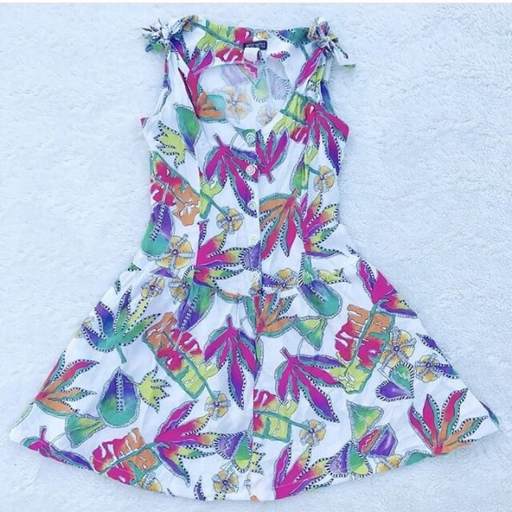 Vintage Tropical Sundress